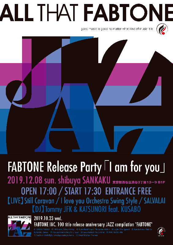 FABTONE Release Party「I am for you」